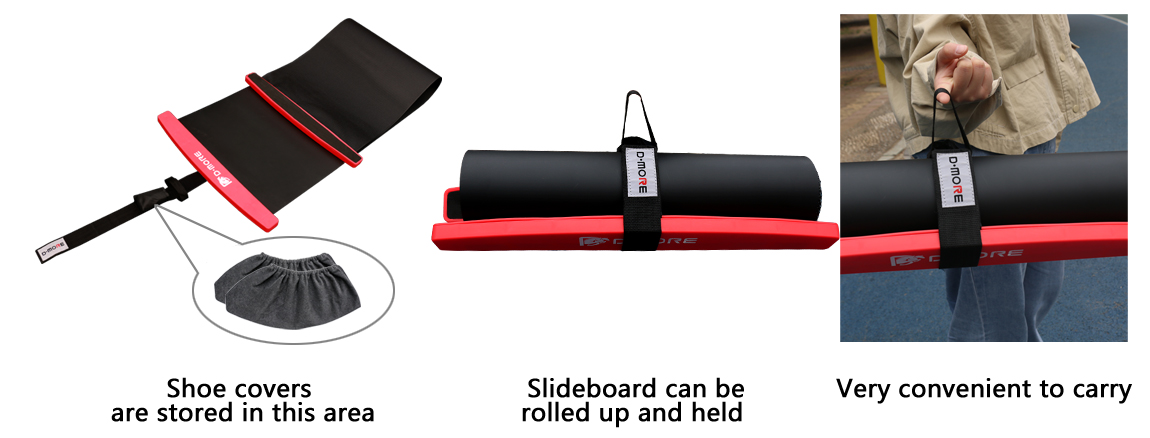 custom slide board, slideboard shoes covers and storage bag of slide board manufacturer supplier