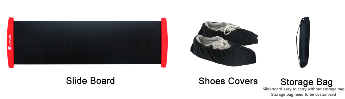 custom slide board, slideboard shoes covers and storage bag of slide board manufacturer supplier